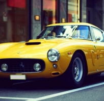 samochód, motoryzacja, ferrari, żółte