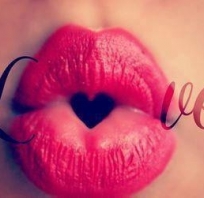 pink, usta, serce, różowe, kobieta, love
