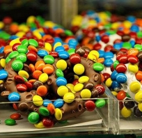 jedzenie, m&m, cukierki, słodycze, pyszności, kulinaria