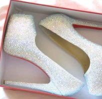 szpilki, diament, moda, błyszczące, pudełko, styl, buty