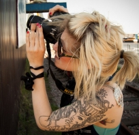 kobieta, zdjęcie, fotografia, seksowna, blondynka