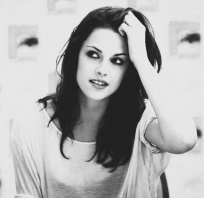 black and white, dziewczyna, kristen, kristen stewart, kobieta, seksowna, ładna