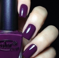 paznokcie, purpura, eleganckie, moda, kobieta, makijaż