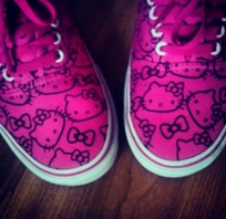 hello, kitty, trampki, buty, buciki, moda, kotek, koteczek, różowe