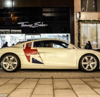 samochód, audi, piękne, anglia, super, audo r8