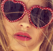 kobieta, modelka, love, sexy, serca, okulary, blondynka, twarz