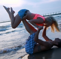 plaża, romantycznie, seksowna, para, para na plaży, zdjęcie, fotografia,