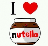 nutella, czekoladowa, słodka, pyszna, masełko, słodycze, mniam