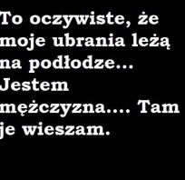 śmieszne, sentencja, facet, ubrania, leżą