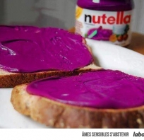 różowa, nutella, śmieszne, humor