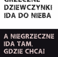 śmieszne, sentencja, dziewczyny, grzeczne, niegrzeczne