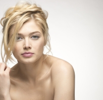 blondynka, piękna, sexy, super, cera, makijaż