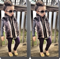 słodka, mała, modelka, dziecko, dziewczynka, malutka, fashion