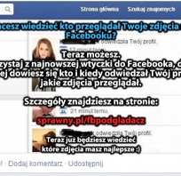 Sprawdź kto przeglądał Twoje zdjęcia na Facebooku :)