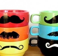 Puchary, Design, Kubek, kolory Kubek, wąsy, Nice