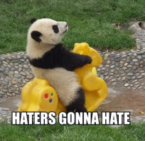 śmieszne obrazki, śmieszne, fun, panda, konik, bieguny, haters