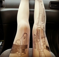 gun, pończochy, legginsy, kobiety, moda