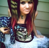 emo,styl, zdjęcie, sexy, kolorowe, emo styl, styl, moda, fotografia