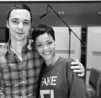  sheldon cooper i rihanna wspólna fotka!