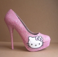 hello, kitty, szpilki, obcas, love, piękne, dla dzieci, wysoki, obcas