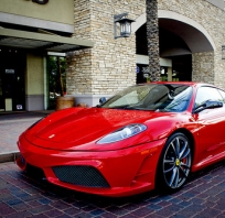 ferrari, auto, sportowe, szybkie, czerwone, drogie, ekskluzywne