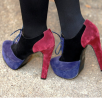buty, obcas, zamsz, zamszowe, welur, kolorowe, wysokie, platforma, bajowe