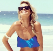 kobieta, plaża, słońce, woda, miłość, fale, okulary, blondynka, sexy, love