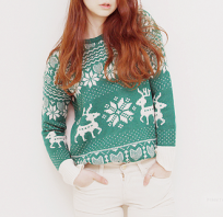 sweter, zielony, sweterek, sexy, 
