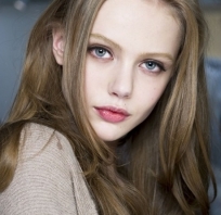 oczy, dziewczyna, piękna, modelka, uroda, usta