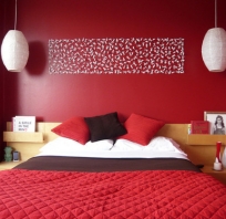 Architektura, sypialnia, wystrój, projektowanie, DIY wallart, Dom
