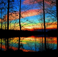 Atardecer, Piękne, Cielo, chmury, kolor, kolor fotki 