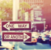 droga, one way, zdjęcie, fajne