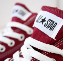 trampki, czerwone, all stars, 