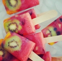owoce, jedzenie, lody, mniam 