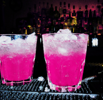 drink, róż, różowy, wakacje