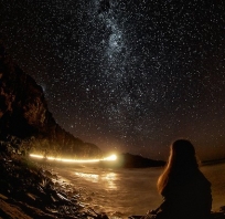 Punakaiki, New Zealand, bajeczne, śnieg, fajerwerki, spadające gwiazdy