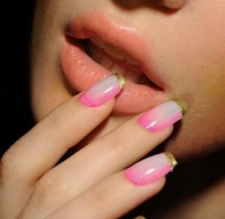 manicure, złoto, pastele, paznokcie, nails, french, sweet, love, girl, woman, makijaż