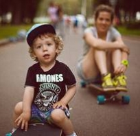 mama, dziecko, sport, deskorolka, dzieciństwo, fajne, fota, zdjęcie