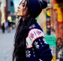 christina, kolory, kolorki, sweterek, renifery, zima, czapka, girl, sweet