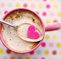 Mocha, Café, kawa, kawusia, serduszko, róż, cappuccino, pycha, mniam, love