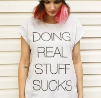 koszulka, stuff, sucks, girl, moda, dziewczyna, girl