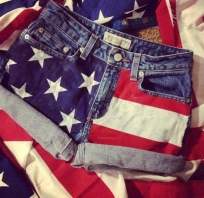 new york, usa, flaga, diy, home, made, kobieta, dziewczyna
