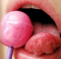 Lolipop, sexy ,lizak, usta- inspirujący obraz na PicShip.com