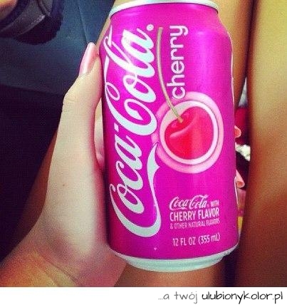 sexy, cherry, kola, coca cola, coca-cola, róż, różowa