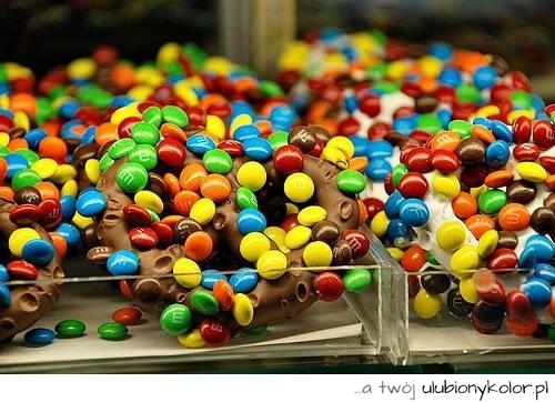 jedzenie, m&m, cukierki, słodycze, pyszności, kulinaria