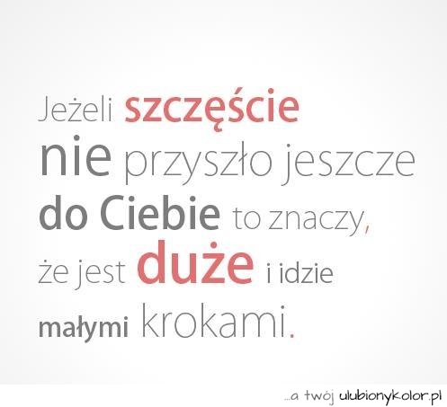 sentencja, szczęście, humor, kroki, nadchodzi