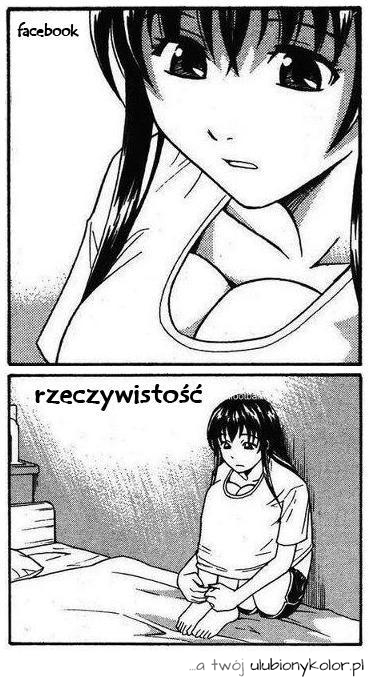 smutne, facebook, rysunek