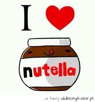 nutella, czekoladowa, słodka, pyszna, masełko, słodycze, mniam