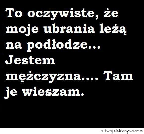 śmieszne, sentencja, facet, ubrania, leżą