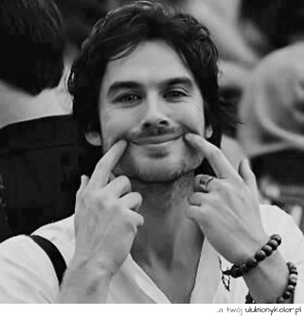 Ian Somerhalder, uśmiech 